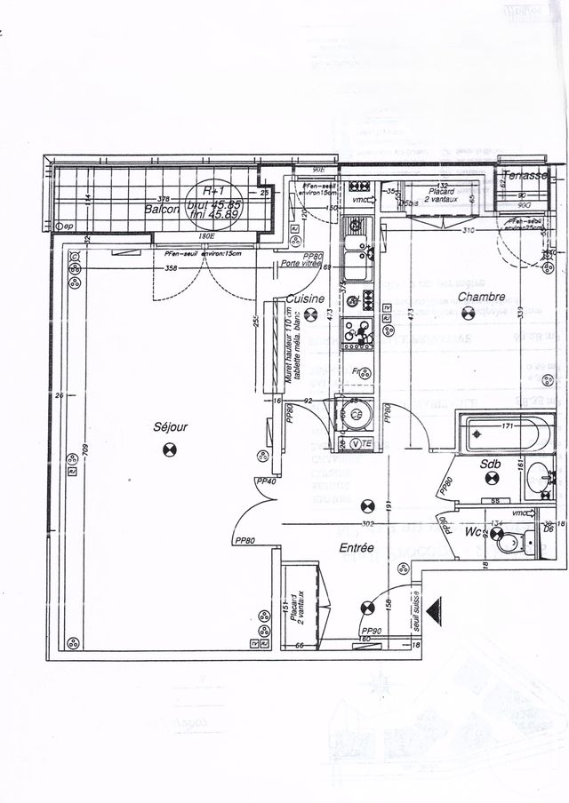 Appartement F3 à vendre PARIS