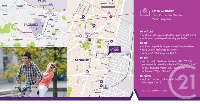 Afficher la photo en grand Appartement F3 à vendre - 3 pièces - 68 m2 - Bagneux - 92 - ILE-DE-FRANCE