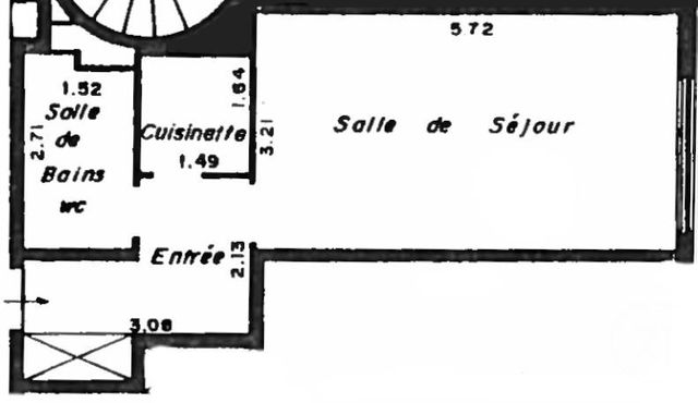 Appartement F1 à vendre - 1 pièce - 30,10 m2 - Paris - 75013 - ILE-DE-FRANCE