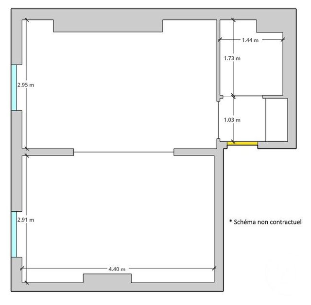 Appartement F2 &agrave; vendre - 2 pi&egrave;ces - 30,22 m2 - Paris - 75014 - ILE-DE-FRANCE